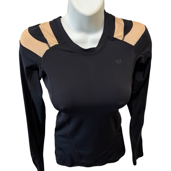 IntelliSkin Women's Foundation Long Sleeve Tee Sz M Black Cooling Good Posture - Picture 1 of 6